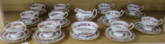 A Paragon teaset Manchu